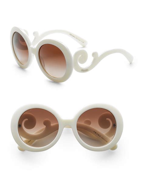 prada baroque dupe|prada baroque sunglasses white.